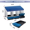 Chicken Nesting Box, Roll Away Metal Chicken Egg Laying Nest Box for Hens, Hen Roosting Boxes - 2 of 4