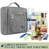 PAVILIA Toiletry Bag Travel Women Men, Hanging Water Resistant Makeup Accessories Cosmetic Organizer Large Essential Kit - 4 of 4