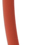 silver tone, white, orange red