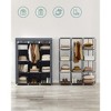 Portable Closet, Clothes Storage Organizer with 10 Shelves, 1 Clothes Hanging Rail, Non-Woven Fabric Closet 51 x 17.7 x 66.1 Inches - 2 of 4