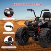 Kids ATV,  24V Ride on Car 4WD Quad Electric Vehicle, 4x80W Powerful Engine - 4 of 4