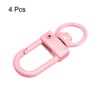 Unique Bargains DIY Craft Key Organization Lobster Claw Lanyard Swivel Clasps 1.3" x 0.51" 4 Pcs - 3 of 4