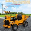 12V Ride on Car with Electric Dump Bed, Remote Control and Extra Shovel - 4 of 4