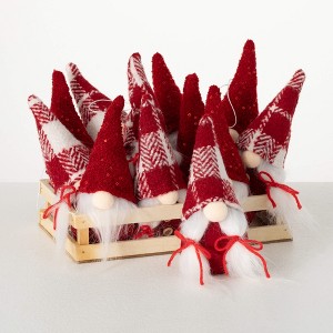 6.75"H Sullivans Crate Gnome Ornament Set of 12  Multicolored - 1 of 3