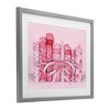 Stupell Industries Pastel Pink Book Lovers Framed Print Under Glass Art - 2 of 4