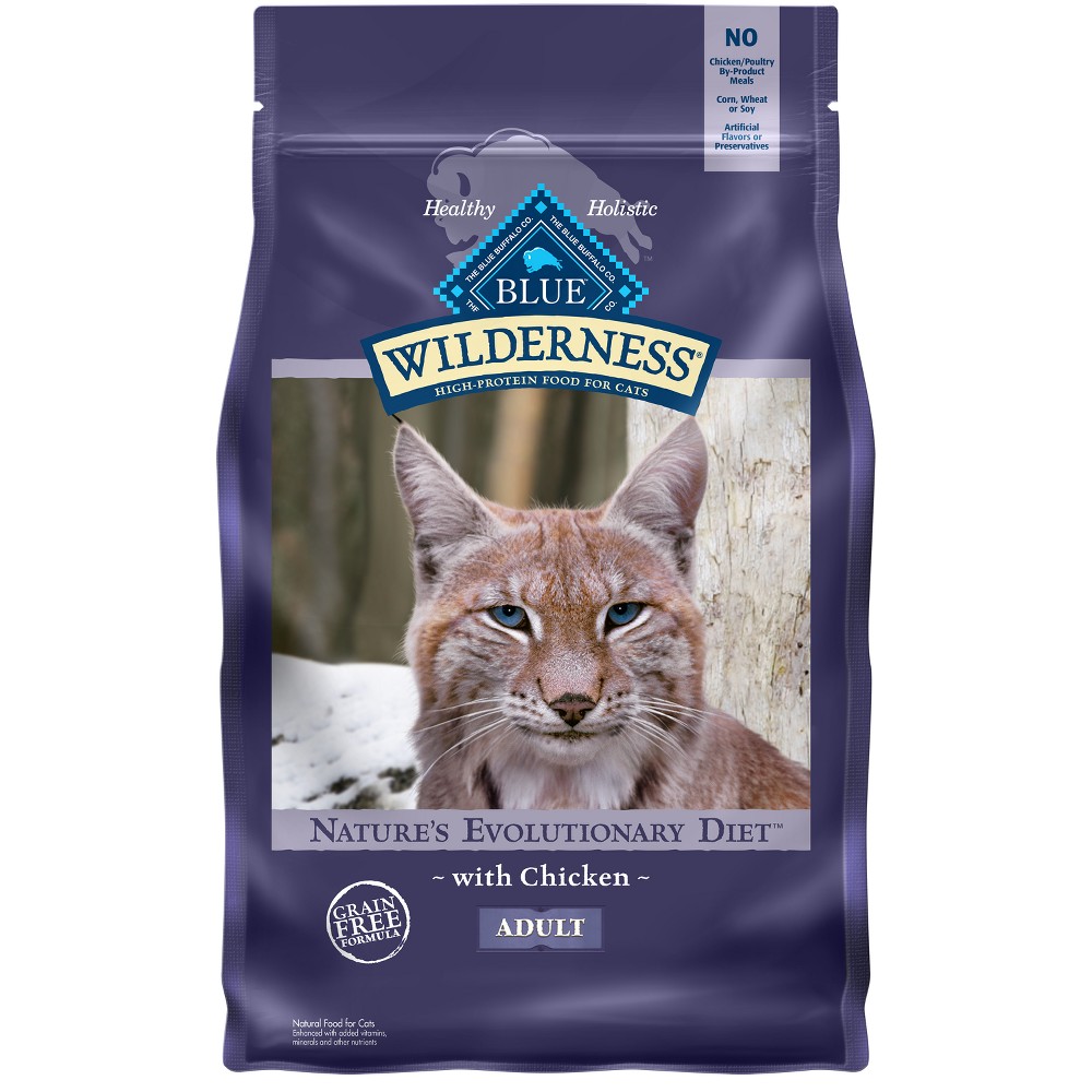 Blue Buffalo Wilderness Adult Dry Cat Food with Chicken & Lifesource Bites - 6lbs