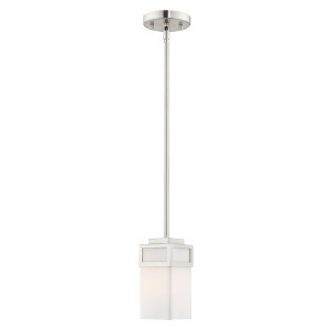 Livex Lighting Harding 1 - Light Pendant in  Brushed Nickel - 1 of 4