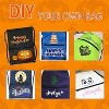 MaseiKar Drawstring Backpack Sports Gym Sackpack, Lightweight & Durable Drawstring Bag for Gym, Travel, Hiking, School, and Outdoor Activities - 3 of 4
