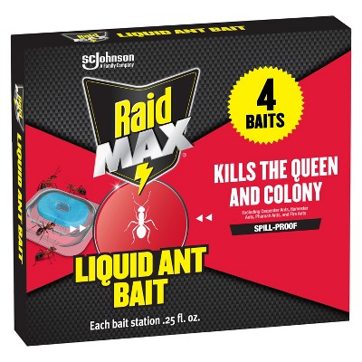 Raid Max Liquid Indoor Ant Traps - 4ct
