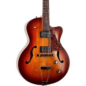 Godin 5th Avenue CW Kingpin II HB Hollow Body Electric Guitar Cognac Burst - 1 of 4