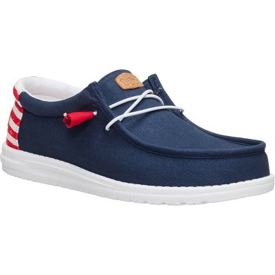 HEYDUDE Men Wally Americana Il, 4th of July Patriotic Shoes , Navy Blazer/Multi, 7 — фото 5
