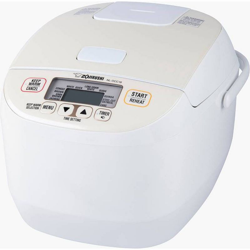 Zojirushi 10 Cup Automatic Rice Cooker &#38; Warmer - White - NL-DCC18CP, 1 of 17