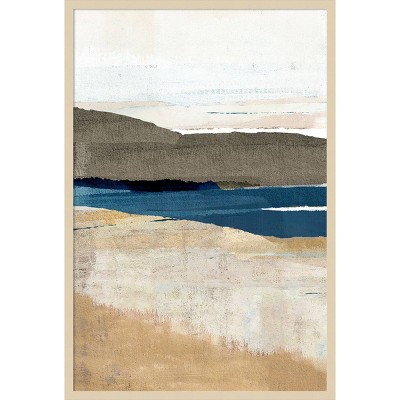 Buttermere I Svelte Natural Framed Abstract Landscape Print