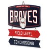 MLB Atlanta Braves Baseball Field Metal Panel - 2 of 4