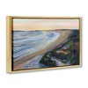 Stupell Industries Morning Stroll Shore Floating Frame Canvas Art - 2 of 4