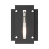 Livex Lighting Utrecht 1 - Light Wall Light in  Black/Brushed Nickel - 2 of 4
