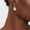 Bijoux Sport by Luv Aj MLB Gold Logo Heart Hoop Earrings - 2 of 3