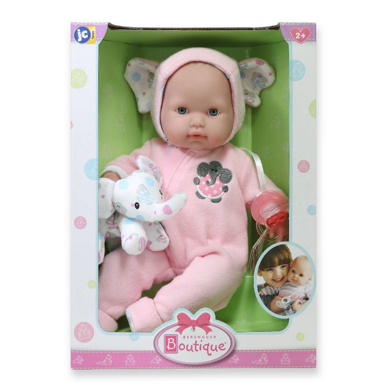 JC Toys Berenguer Boutique 15&#34; Baby Doll - Pink Outfit, 3 of 7