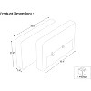 Belffin Corduroy Modular Armrest - Tool-Free Sofa Accessory with Removable Washable Cover - 2 of 4
