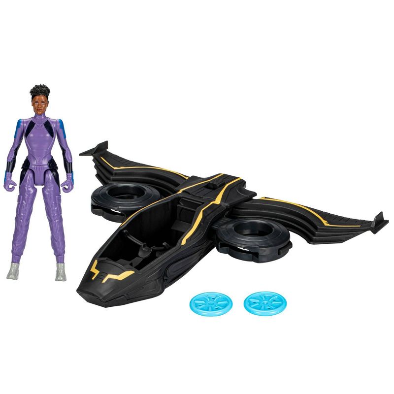 Marvel Black Panther Wakanda Forever Vibranium Blast Sunbird Jet with Shuri Action Figure, 5 of 12