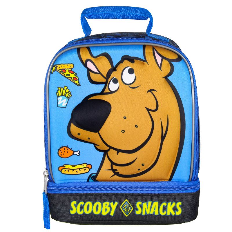 Scooby-Doo Scooby Snacks Dual Compartment Insulated Lunch Tote Bag Multicoloured, 2 of 7