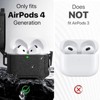 HTUTWOO AirPods 4th Generation Case - Waterproof, Shockproof, Rugged Full Body Case with Carabiner Clip and Cleaning Kit - 4 of 4