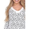 Women's Angora Leopard Print Sweater Dress - White Mark - 2 of 4