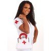 HalloweenCostumes.com  Women Women's Nurse White Purse, White/Red - 4 of 4