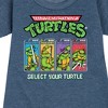 - Teenage Mutant Ninja Turtles - Select Your Turtle Video Game Graphic Short Sleeve Fleece Dress - 2 of 4