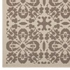 Modway Ariana Vintage Floral Trellis 8x10 Area Rug – Indoor/Outdoor Rug in Light & Dark Beige, Weather-Resistant Weave - 2 of 4