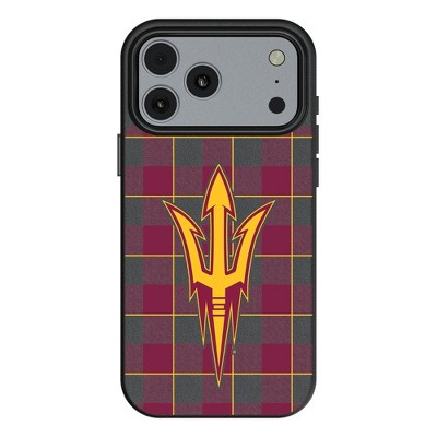 NCAA Big 12 Universities Plaid MagSafe Compatible Cell Phone Case for Apple iPhone 17 Series