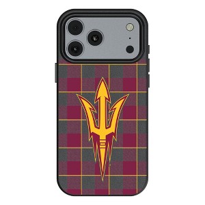 NCAA Big 12 Universities Plaid MagSafe Compatible Cell Phone Case for Apple iPhone 17 Series - 1 of 4