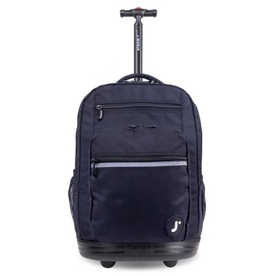 J World Sundance Laptop Rolling Backpack - black