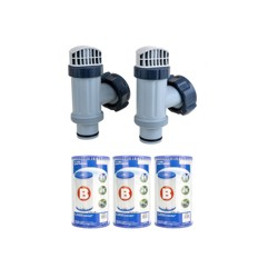 Details about   Summer Waves P57000302 Replacement Type B Pool and Spa Filter Cartridge 6 Pack 