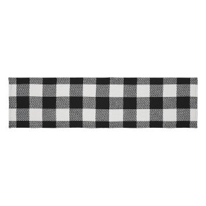 Annie Buffalo Check Black Runner 12x48 - 1 of 4