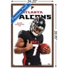 Trends International NFL Atlanta Falcons - Bijan Robinson Feature Series 24 Framed Wall Poster Prints - 3 of 4