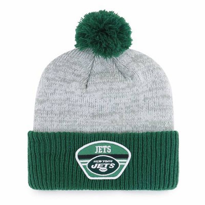 NFL New York Jets Men's Badge Knit Beanie - Gray