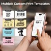 Nelko Set of 2 40x30mm White Label Paper Rolls - 3 of 3