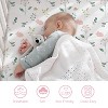 LISM 2 Piece Crib Sheets,Crib Fitted Sheets for Standard Size Crib and Toddler Mattress - 4 of 4