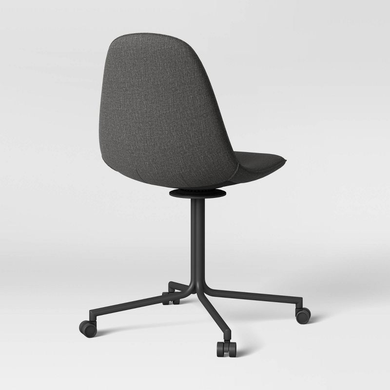Copley Fully Assembled Office Chair with Casters Dark Gray - Threshold&#8482;, 5 of 6