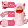 BABYYER Plush Water Bottle Carrier with Strap Compatible with Thermos FUNTAINER Steel/Tritan 12oz/16oz, Warm Waterbottle Sling Bag Holder - 3 of 4