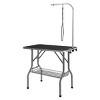 36'' Folding Pet Grooming Table with Adjustable Arm and Clamps,Dog Drying and Trimming Table for Small and Medium Pets–LAOTIES - 2 of 4