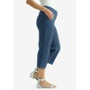 Jessica London Women's Plus Size True Fit Straight Leg Crop Jean - 4 of 4