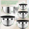 Itopfox Stainless Steel Mixing Bowls with Lids & Colander Set, Versatile Kitchen Gadgets for Mixing, Storing, and Draining, Perfect for Home Cooks - 2 of 4