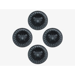 A1HC Multi Functional Garden Stepping Stone Mat, Natural Rubber Hand Finished 12"x12" Set of 4 - 1 of 4