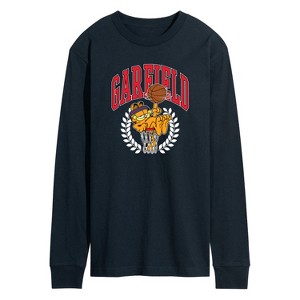 Men's - Garfield - Basketball Long Sleeve Graphic T-Shirt - 1 of 4