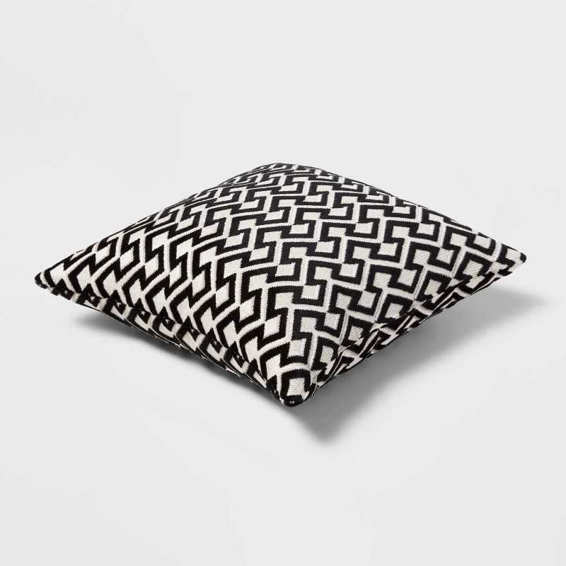 Velvet Cut Jacquard Square Throw Pillow - Threshold™, 3 of 7