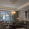 CityFurn 6-Light Modern Tiered Chandelier with Glass Shades - 2 of 4