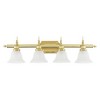 Livex Lighting French Regency 4 - Light Vanity in  Polished Brass - 2 of 4