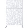 PAGED Leaf-Shaped Fence Privacy Screen for Deck Balcony Patio, Outdoor Privacy Screen Freestanding for Outside Lawn Garden, Patio Privacy Screen - 3 of 4